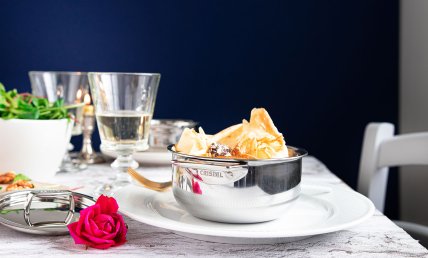 Nids croustillants de chèvre à la figue