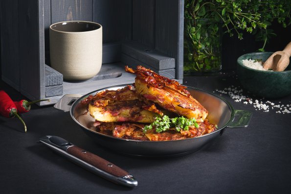 Kartoffel-Speck-Galette