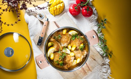 Poulet à la sauce mangue