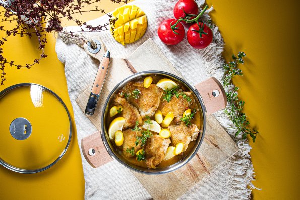 Poulet à la sauce mangue