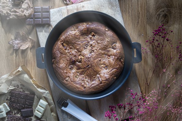 MARBLED PECAN BROWNIES