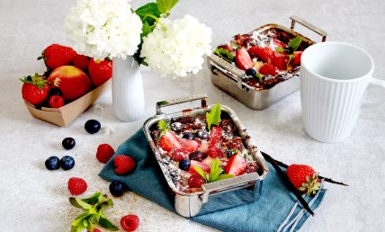 Clafoutis aux fruits rouges