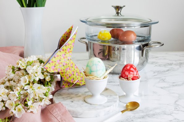 Oeufs de Pâques craquelés