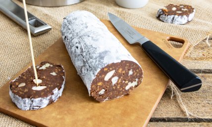 Saucisson au chocolat, trompe l'oeil !