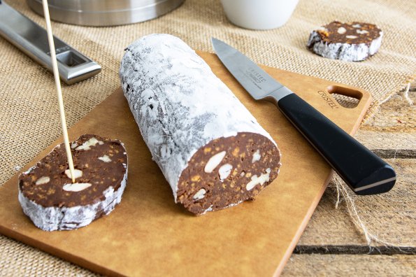 Saucisson au chocolat, trompe l'oeil !