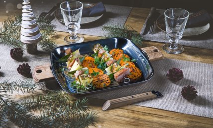 Brochettes de magret de canard à l'ananas