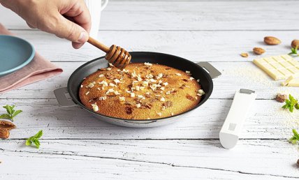 Financier au chocolat noir et blanc