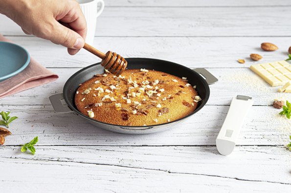 Financier au chocolat noir et blanc