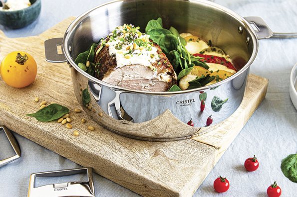 Poitrine de veau, ricotta et tomates mozza