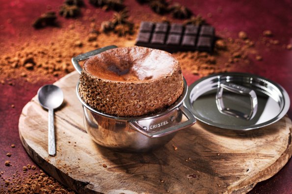 Soufflé mi-cuit au chocolat