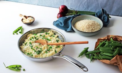 Risotto aux petits pois