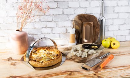 Tarte aux  poireaux et fromage