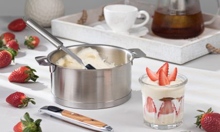 Triffles aux fraises et crème diplomate